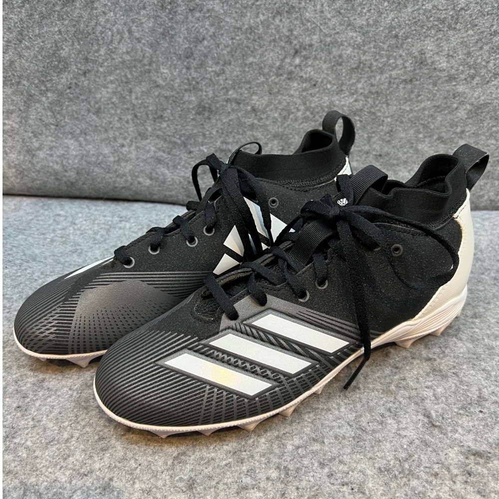 Adidas Adizero Spark MD Football Cleats Black White BB7711 Mens Size 7